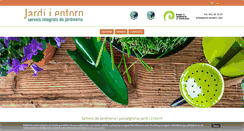 Desktop Screenshot of jardi-entorn.com