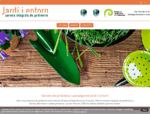 Tablet Screenshot of jardi-entorn.com